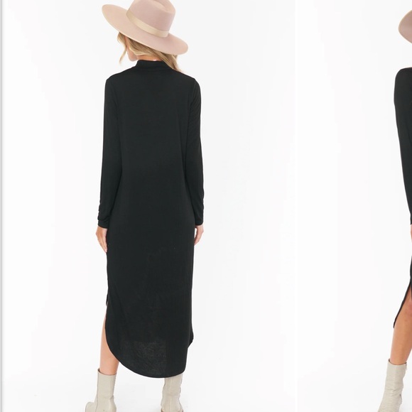 show me your mumu sutton turtleneck midi sweater dress - Picture 3 of 8